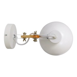 glo-00903-00903_4 GLOBOSTAR® GRANT 00903 ΜΟΝΤΕΡΝΟ ΕΠΙΤΟΙΧΙΟ ΦΩΤΙΣΤΙΚΟ ΑΠΛΙΚΑ ΜΟΝΟΦΩΤΟ 1 X E27 IP20 ΛΕΥΚΟ ΜΕΤ