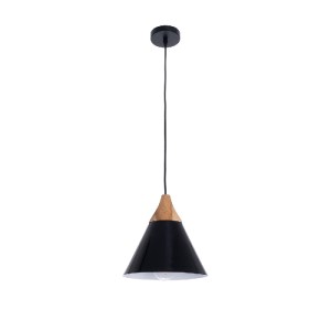 glo-00906-00906_3 GLOBOSTAR® SHADE 00906 ΜΟΝΤΕΡΝΟ ΚΡΕΜΑΣΤΟ ΦΩΤΙΣΤΙΚΟ ΚΑΜΠΑΝΑ ΜΟΝΟΦΩΤΟ 1 X E27 IP20 ΜΑΥΡΟ ΜΕΤ