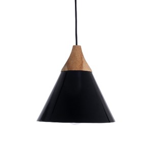 glo-00906-00906_4 GLOBOSTAR® SHADE 00906 ΜΟΝΤΕΡΝΟ ΚΡΕΜΑΣΤΟ ΦΩΤΙΣΤΙΚΟ ΚΑΜΠΑΝΑ ΜΟΝΟΦΩΤΟ 1 X E27 IP20 ΜΑΥΡΟ ΜΕΤ