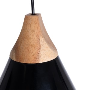 glo-00906-00906_7 GLOBOSTAR® SHADE 00906 ΜΟΝΤΕΡΝΟ ΚΡΕΜΑΣΤΟ ΦΩΤΙΣΤΙΚΟ ΚΑΜΠΑΝΑ ΜΟΝΟΦΩΤΟ 1 X E27 IP20 ΜΑΥΡΟ ΜΕΤ