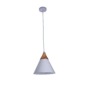 glo-00907-00907_3 GLOBOSTAR® SHADE 00907 ΜΟΝΤΕΡΝΟ ΚΡΕΜΑΣΤΟ ΦΩΤΙΣΤΙΚΟ ΚΑΜΠΑΝΑ ΜΟΝΟΦΩΤΟ 1 X E27 IP20 ΛΕΥΚΟ ΜΕΤ