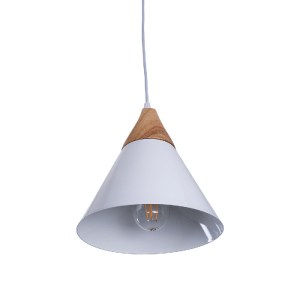 glo-00907-00907_6 GLOBOSTAR® SHADE 00907 ΜΟΝΤΕΡΝΟ ΚΡΕΜΑΣΤΟ ΦΩΤΙΣΤΙΚΟ ΚΑΜΠΑΝΑ ΜΟΝΟΦΩΤΟ 1 X E27 IP20 ΛΕΥΚΟ ΜΕΤ