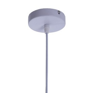 glo-00907-00907_8 GLOBOSTAR® SHADE 00907 ΜΟΝΤΕΡΝΟ ΚΡΕΜΑΣΤΟ ΦΩΤΙΣΤΙΚΟ ΚΑΜΠΑΝΑ ΜΟΝΟΦΩΤΟ 1 X E27 IP20 ΛΕΥΚΟ ΜΕΤ