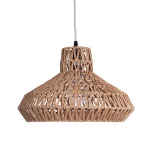 glo-00910-00910_4 GLOBOSTAR® JENSON 00910 BOHO ΚΡΕΜΑΣΤΟ ΦΩΤΙΣΤΙΚΟ ΠΛΕΓΜΑ ΜΟΝΟΦΩΤΟ 1 X E27 IP20 ΜΠΕΖ ΣΧΟΙΝΙ -