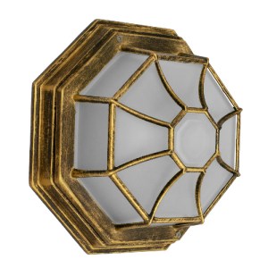 glo-00914-00914_3 GLOBOSTAR® RUBY 00914 VINTAGE ΦΩΤΙΣΤΙΚΟ ΠΛΑΦΟΝΙΕΡΑ ΟΡΟΦΗΣ ΜΟΝΟΦΩΤΟ 1 X E27 IP20 ΜΠΡΟΥΤΖΙΝΟ