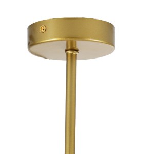 glo-00921-00921_8 GLOBOSTAR® DRIZZLE 00921 ΜΟΝΤΕΡΝΟ ΦΩΤΙΣΤΙΚΟ ΟΡΟΦΗΣ ΜΠΑΛΑ ΜΟΝΟΦΩΤΟ 1 X E27 IP20 ΧΡΥΣΟ ΜΕΤΑΛ