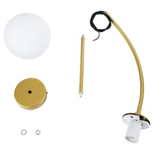 glo-00921-00921_9 GLOBOSTAR® DRIZZLE 00921 ΜΟΝΤΕΡΝΟ ΦΩΤΙΣΤΙΚΟ ΟΡΟΦΗΣ ΜΠΑΛΑ ΜΟΝΟΦΩΤΟ 1 X E27 IP20 ΧΡΥΣΟ ΜΕΤΑΛ