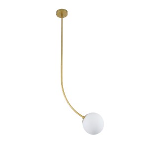 glo-00922-00922_2 GLOBOSTAR® DRIZZLE 00922 ΜΟΝΤΕΡΝΟ ΦΩΤΙΣΤΙΚΟ ΟΡΟΦΗΣ ΜΠΑΛΑ ΜΟΝΟΦΩΤΟ 1 X E27 IP20 ΧΡΥΣΟ ΜΕΤΑΛ