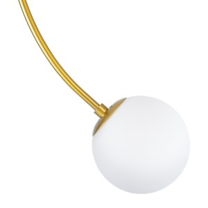 glo-00922-00922_6 GLOBOSTAR® DRIZZLE 00922 ΜΟΝΤΕΡΝΟ ΦΩΤΙΣΤΙΚΟ ΟΡΟΦΗΣ ΜΠΑΛΑ ΜΟΝΟΦΩΤΟ 1 X E27 IP20 ΧΡΥΣΟ ΜΕΤΑΛ