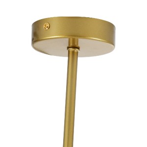 glo-00922-00922_8 GLOBOSTAR® DRIZZLE 00922 ΜΟΝΤΕΡΝΟ ΦΩΤΙΣΤΙΚΟ ΟΡΟΦΗΣ ΜΠΑΛΑ ΜΟΝΟΦΩΤΟ 1 X E27 IP20 ΧΡΥΣΟ ΜΕΤΑΛ
