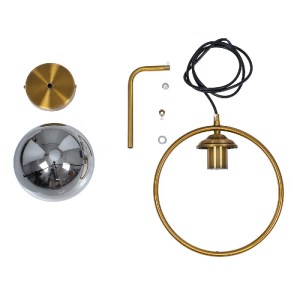 glo-00923-00923_10 GLOBOSTAR® VIENNA 00923 ΜΟΝΤΕΡΝΟ ΕΠΙΤΟΙΧΙΟ ΦΩΤΙΣΤΙΚΟ ΑΠΛΙΚΑ ΜΟΝΟΦΩΤΟ 1 X E27 IP20 ΧΡΥΣΟ ΜΕ