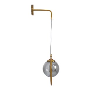 glo-00923-00923_4 GLOBOSTAR® VIENNA 00923 ΜΟΝΤΕΡΝΟ ΕΠΙΤΟΙΧΙΟ ΦΩΤΙΣΤΙΚΟ ΑΠΛΙΚΑ ΜΟΝΟΦΩΤΟ 1 X E27 IP20 ΧΡΥΣΟ ΜΕ