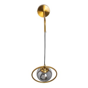 glo-00923-00923_6 GLOBOSTAR® VIENNA 00923 ΜΟΝΤΕΡΝΟ ΕΠΙΤΟΙΧΙΟ ΦΩΤΙΣΤΙΚΟ ΑΠΛΙΚΑ ΜΟΝΟΦΩΤΟ 1 X E27 IP20 ΧΡΥΣΟ ΜΕ