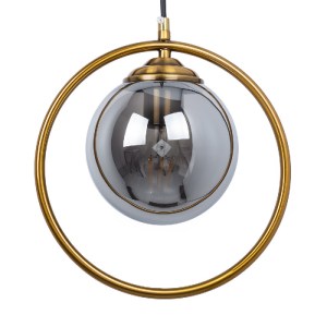 glo-00923-00923_7 GLOBOSTAR® VIENNA 00923 ΜΟΝΤΕΡΝΟ ΕΠΙΤΟΙΧΙΟ ΦΩΤΙΣΤΙΚΟ ΑΠΛΙΚΑ ΜΟΝΟΦΩΤΟ 1 X E27 IP20 ΧΡΥΣΟ ΜΕ