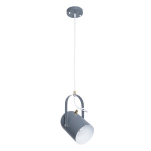 glo-00925-00925_4 GLOBOSTAR® HAZEL 00925 ΜΟΝΤΕΡΝΟ ΚΡΕΜΑΣΤΟ ΦΩΤΙΣΤΙΚΟ ΑΝΑΡΤΗΣΗ ΜΟΝΟΦΩΤΟ 1 X E27 IP20 ΓΚΡΙ, ΛΕ
