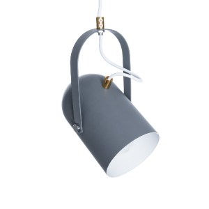 glo-00925-00925_6 GLOBOSTAR® HAZEL 00925 ΜΟΝΤΕΡΝΟ ΚΡΕΜΑΣΤΟ ΦΩΤΙΣΤΙΚΟ ΑΝΑΡΤΗΣΗ ΜΟΝΟΦΩΤΟ 1 X E27 IP20 ΓΚΡΙ, ΛΕ