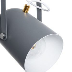 glo-00925-00925_8 GLOBOSTAR® HAZEL 00925 ΜΟΝΤΕΡΝΟ ΚΡΕΜΑΣΤΟ ΦΩΤΙΣΤΙΚΟ ΑΝΑΡΤΗΣΗ ΜΟΝΟΦΩΤΟ 1 X E27 IP20 ΓΚΡΙ, ΛΕ