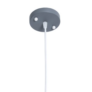glo-00925-00925_9 GLOBOSTAR® HAZEL 00925 ΜΟΝΤΕΡΝΟ ΚΡΕΜΑΣΤΟ ΦΩΤΙΣΤΙΚΟ ΑΝΑΡΤΗΣΗ ΜΟΝΟΦΩΤΟ 1 X E27 IP20 ΓΚΡΙ, ΛΕ