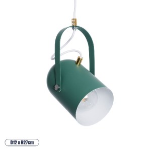 glo-00928-00928_0 GLOBOSTAR® HAZEL 00928 ΜΟΝΤΕΡΝΟ ΚΡΕΜΑΣΤΟ ΦΩΤΙΣΤΙΚΟ ΑΝΑΡΤΗΣΗ ΜΟΝΟΦΩΤΟ 1 X E27 IP20 ΠΡΑΣΙΝΟ,