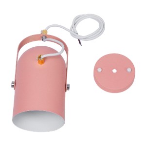 glo-00929-00929_10 GLOBOSTAR® HAZEL 00929 ΜΟΝΤΕΡΝΟ ΚΡΕΜΑΣΤΟ ΦΩΤΙΣΤΙΚΟ ΑΝΑΡΤΗΣΗ ΜΟΝΟΦΩΤΟ 1 X E27 IP20 ΡΟΖ, ΑΣΠ