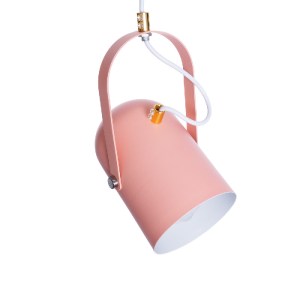 glo-00929-00929_6 GLOBOSTAR® HAZEL 00929 ΜΟΝΤΕΡΝΟ ΚΡΕΜΑΣΤΟ ΦΩΤΙΣΤΙΚΟ ΑΝΑΡΤΗΣΗ ΜΟΝΟΦΩΤΟ 1 X E27 IP20 ΡΟΖ, ΑΣΠ