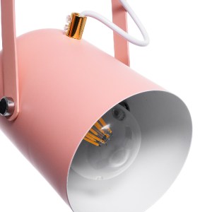 glo-00929-00929_8 GLOBOSTAR® HAZEL 00929 ΜΟΝΤΕΡΝΟ ΚΡΕΜΑΣΤΟ ΦΩΤΙΣΤΙΚΟ ΑΝΑΡΤΗΣΗ ΜΟΝΟΦΩΤΟ 1 X E27 IP20 ΡΟΖ, ΑΣΠ