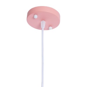 glo-00929-00929_9 GLOBOSTAR® HAZEL 00929 ΜΟΝΤΕΡΝΟ ΚΡΕΜΑΣΤΟ ΦΩΤΙΣΤΙΚΟ ΑΝΑΡΤΗΣΗ ΜΟΝΟΦΩΤΟ 1 X E27 IP20 ΡΟΖ, ΑΣΠ