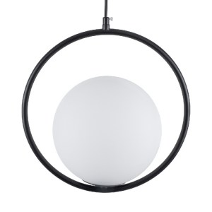 glo-00931-00931_4 GLOBOSTAR® MADRID 00931 ΜΟΝΤΕΡΝΟ ΚΡΕΜΑΣΤΟ ΦΩΤΙΣΤΙΚΟ ΜΠΑΛΑ ΜΟΝΟΦΩΤΟ 1 X E27 IP20 ΜΑΥΡΟ ΜΕΤΑ