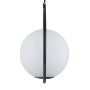 glo-00931-00931_6 GLOBOSTAR® MADRID 00931 ΜΟΝΤΕΡΝΟ ΚΡΕΜΑΣΤΟ ΦΩΤΙΣΤΙΚΟ ΜΠΑΛΑ ΜΟΝΟΦΩΤΟ 1 X E27 IP20 ΜΑΥΡΟ ΜΕΤΑ