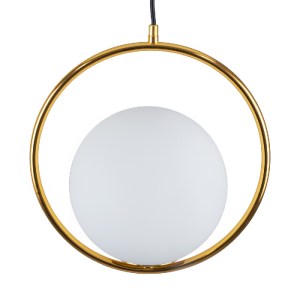 glo-00932-00932_4 GLOBOSTAR® MADRID 00932 ΜΟΝΤΕΡΝΟ ΚΡΕΜΑΣΤΟ ΦΩΤΙΣΤΙΚΟ ΜΠΑΛΑ ΜΟΝΟΦΩΤΟ 1 X E27 IP20 ΧΡΥΣΟ ΜΕΤΑ