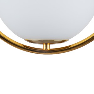 glo-00932-00932_7 GLOBOSTAR® MADRID 00932 ΜΟΝΤΕΡΝΟ ΚΡΕΜΑΣΤΟ ΦΩΤΙΣΤΙΚΟ ΜΠΑΛΑ ΜΟΝΟΦΩΤΟ 1 X E27 IP20 ΧΡΥΣΟ ΜΕΤΑ