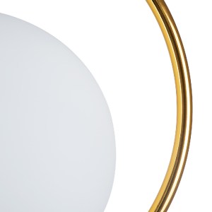 glo-00932-00932_8 GLOBOSTAR® MADRID 00932 ΜΟΝΤΕΡΝΟ ΚΡΕΜΑΣΤΟ ΦΩΤΙΣΤΙΚΟ ΜΠΑΛΑ ΜΟΝΟΦΩΤΟ 1 X E27 IP20 ΧΡΥΣΟ ΜΕΤΑ
