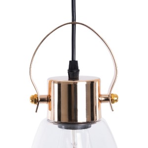 glo-00934-00934_7 GLOBOSTAR® JAVER 00934 VINTAGE ΚΡΕΜΑΣΤΟ ΦΩΤΙΣΤΙΚΟ ΚΑΜΠΑΝΑ ΜΟΝΟΦΩΤΟ 1 X E27 IP20 ΔΙΑΦΑΝΟ ΓΥ