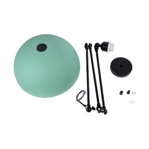 glo-00936-00936_8 GLOBOSTAR® LOTUS 00936 ΜΟΝΤΕΡΝΟ ΦΩΤΙΣΤΙΚΟ ΟΡΟΦΗΣ ΚΑΜΠΑΝΑ ΜΟΝΟΦΩΤΟ 1 X E27 IP20 ΠΡΑΣΙΝΟ, ΜΑ