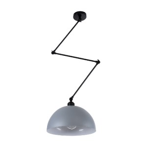 glo-00937-308ec5_00937_0 GLOBOSTAR® LOTUS 00937 ΜΟΝΤΕΡΝΟ ΦΩΤΙΣΤΙΚΟ ΟΡΟΦΗΣ ΚΑΜΠΑΝΑ ΜΟΝΟΦΩΤΟ 1 X E27 IP20 ΓΚΡΙ, ΜΑΥΡΟ