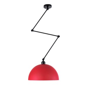 glo-00938-00938_3 GLOBOSTAR® LOTUS 00938 ΜΟΝΤΕΡΝΟ ΦΩΤΙΣΤΙΚΟ ΟΡΟΦΗΣ ΚΑΜΠΑΝΑ ΜΟΝΟΦΩΤΟ 1 X E27 IP20 ΚΟΚΚΙΝΟ, ΜΑ