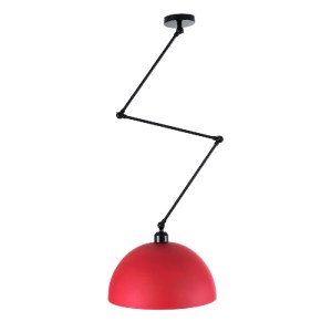 glo-00938-00938_5 GLOBOSTAR® LOTUS 00938 ΜΟΝΤΕΡΝΟ ΦΩΤΙΣΤΙΚΟ ΟΡΟΦΗΣ ΚΑΜΠΑΝΑ ΜΟΝΟΦΩΤΟ 1 X E27 IP20 ΚΟΚΚΙΝΟ, ΜΑ