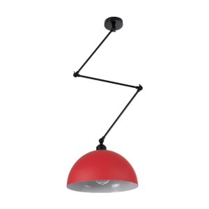 glo-00938-b7043b_00938_0 GLOBOSTAR® LOTUS 00938 ΜΟΝΤΕΡΝΟ ΦΩΤΙΣΤΙΚΟ ΟΡΟΦΗΣ ΚΑΜΠΑΝΑ ΜΟΝΟΦΩΤΟ 1 X E27 IP20 ΚΟΚΚΙΝΟ, ΜΑ