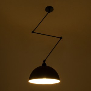 glo-00939-00939_2 GLOBOSTAR® LOTUS 00939 ΜΟΝΤΕΡΝΟ ΦΩΤΙΣΤΙΚΟ ΟΡΟΦΗΣ ΚΑΜΠΑΝΑ ΜΟΝΟΦΩΤΟ 1 X E27 IP20 ΜΑΥΡΟ & ΛΕΥ