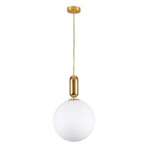 glo-00940-00940_3 GLOBOSTAR® MAVERICK 00940 ΜΟΝΤΕΡΝΟ ΚΡΕΜΑΣΤΟ ΦΩΤΙΣΤΙΚΟ ΜΠΑΛΑ ΜΟΝΟΦΩΤΟ 1 X E27 IP20 ΧΡΥΣΟ ΜΕ