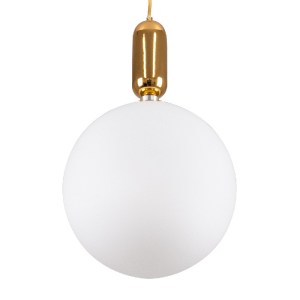 glo-00940-00940_4 GLOBOSTAR® MAVERICK 00940 ΜΟΝΤΕΡΝΟ ΚΡΕΜΑΣΤΟ ΦΩΤΙΣΤΙΚΟ ΜΠΑΛΑ ΜΟΝΟΦΩΤΟ 1 X E27 IP20 ΧΡΥΣΟ ΜΕ