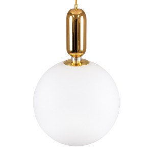 glo-00940-00940_5 GLOBOSTAR® MAVERICK 00940 ΜΟΝΤΕΡΝΟ ΚΡΕΜΑΣΤΟ ΦΩΤΙΣΤΙΚΟ ΜΠΑΛΑ ΜΟΝΟΦΩΤΟ 1 X E27 IP20 ΧΡΥΣΟ ΜΕ
