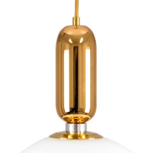 glo-00940-00940_6 GLOBOSTAR® MAVERICK 00940 ΜΟΝΤΕΡΝΟ ΚΡΕΜΑΣΤΟ ΦΩΤΙΣΤΙΚΟ ΜΠΑΛΑ ΜΟΝΟΦΩΤΟ 1 X E27 IP20 ΧΡΥΣΟ ΜΕ