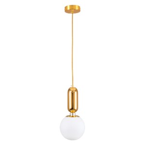 glo-00943-00943_3 GLOBOSTAR® MAVERICK 00943 ΜΟΝΤΕΡΝΟ ΚΡΕΜΑΣΤΟ ΦΩΤΙΣΤΙΚΟ ΜΠΑΛΑ ΜΟΝΟΦΩΤΟ 1 X E27 IP20 ΧΡΥΣΟ ΜΕ