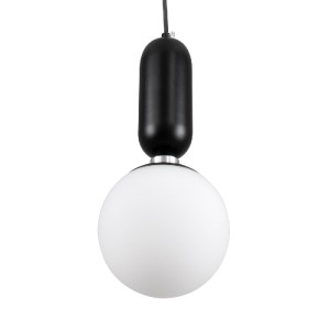 glo-00945-00945_4 GLOBOSTAR® MAVERICK 00945 ΜΟΝΤΕΡΝΟ ΚΡΕΜΑΣΤΟ ΦΩΤΙΣΤΙΚΟ ΜΠΑΛΑ ΜΟΝΟΦΩΤΟ 1 X E27 IP20 ΜΑΥΡΟ ΜΕ