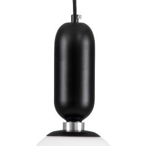 glo-00945-00945_6 GLOBOSTAR® MAVERICK 00945 ΜΟΝΤΕΡΝΟ ΚΡΕΜΑΣΤΟ ΦΩΤΙΣΤΙΚΟ ΜΠΑΛΑ ΜΟΝΟΦΩΤΟ 1 X E27 IP20 ΜΑΥΡΟ ΜΕ