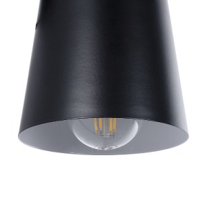 glo-00947-00947_7 GLOBOSTAR® AMY 00947 ΜΟΝΤΕΡΝΟ ΕΠΙΤΟΙΧΙΟ ΦΩΤΙΣΤΙΚΟ ΑΠΛΙΚΑ ΜΟΝΟΦΩΤΟ 1 X E27 IP20 ΜΑΥΡΟ ΜΕΤΑΛ