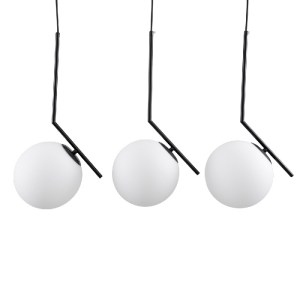 glo-00954-00954_3 GLOBOSTAR® MONROE 00954 ΜΟΝΤΕΡΝΟ ΚΡΕΜΑΣΤΟ ΦΩΤΙΣΤΙΚΟ ΡΑΓΑ ΤΡΙΦΩΤΟ 3 X E27 IP20 ΜΑΥΡΟ ΜΕΤΑΛΛ