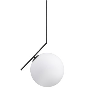 glo-00957-00957_4 GLOBOSTAR® MONROE 00957 ΜΟΝΤΕΡΝΟ ΚΡΕΜΑΣΤΟ ΦΩΤΙΣΤΙΚΟ ΜΠΑΛΑ ΜΟΝΟΦΩΤΟ 1 X E27 IP20 ΜΑΥΡΟ ΜΕΤΑ
