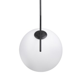 glo-00957-00957_7 GLOBOSTAR® MONROE 00957 ΜΟΝΤΕΡΝΟ ΚΡΕΜΑΣΤΟ ΦΩΤΙΣΤΙΚΟ ΜΠΑΛΑ ΜΟΝΟΦΩΤΟ 1 X E27 IP20 ΜΑΥΡΟ ΜΕΤΑ
